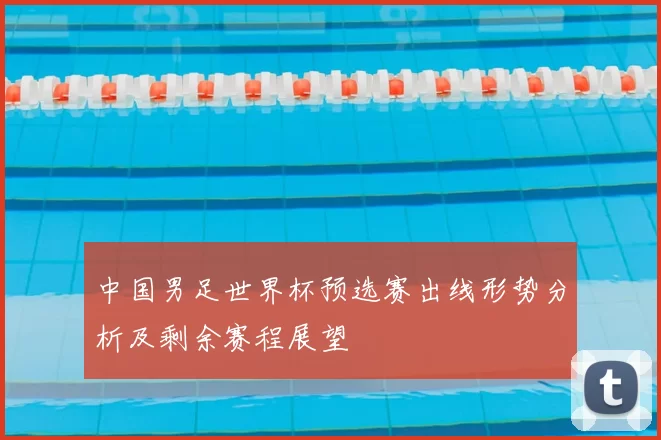 中国男足世界杯预选赛出线形势分析及剩余赛程展望